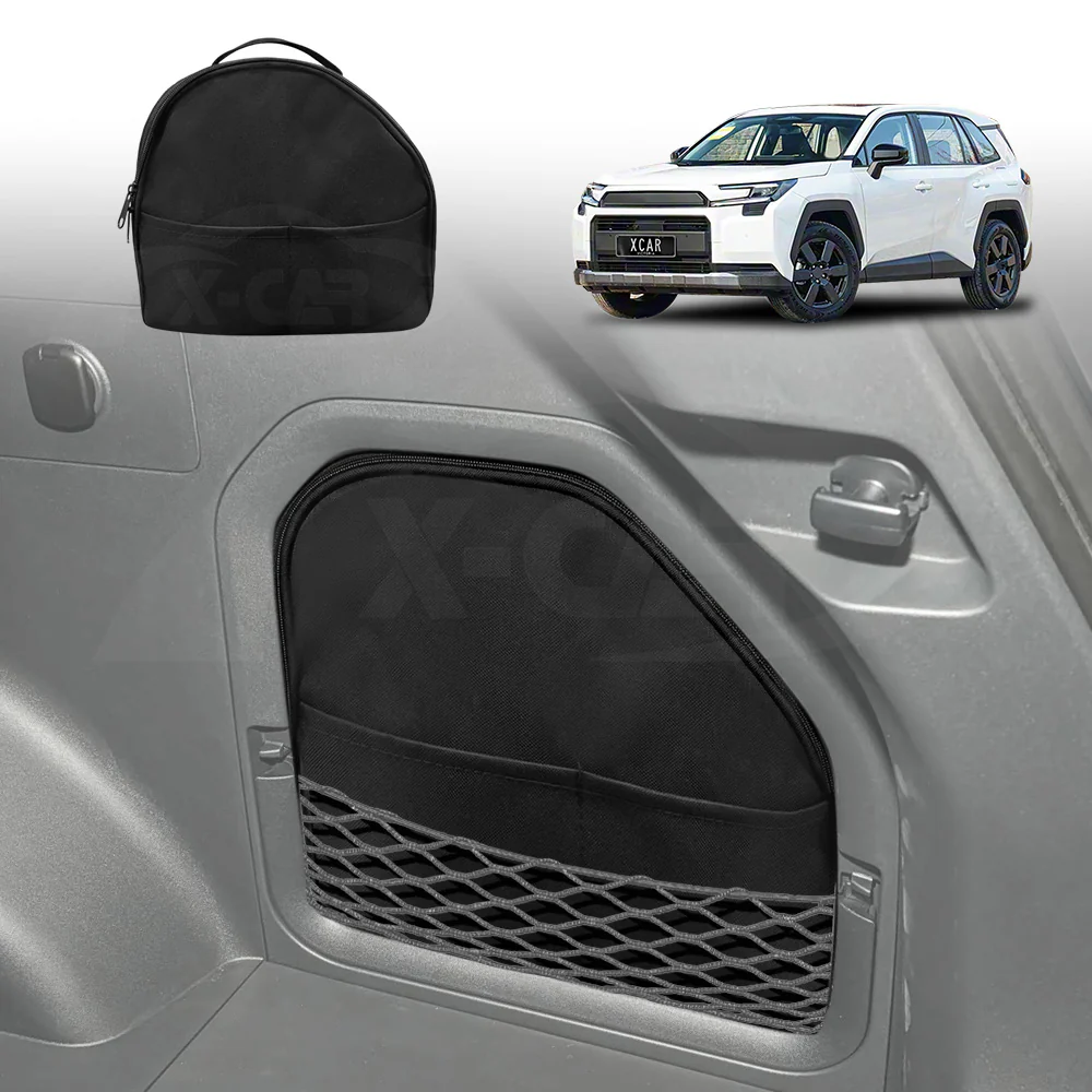 Boot Side Pocket Storage Bag for Toyota RAV4 6th Gen XA60 2026-Onwards Rear Cargo Trunk Organiser