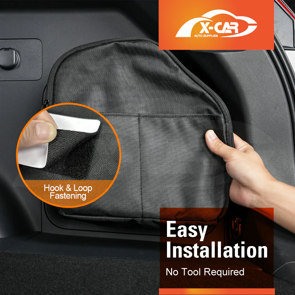 Boot Side Pocket Storage Bag for Toyota RAV4 6th Gen XA60 2026-Onwards Rear Cargo Trunk Organiser - Image 2