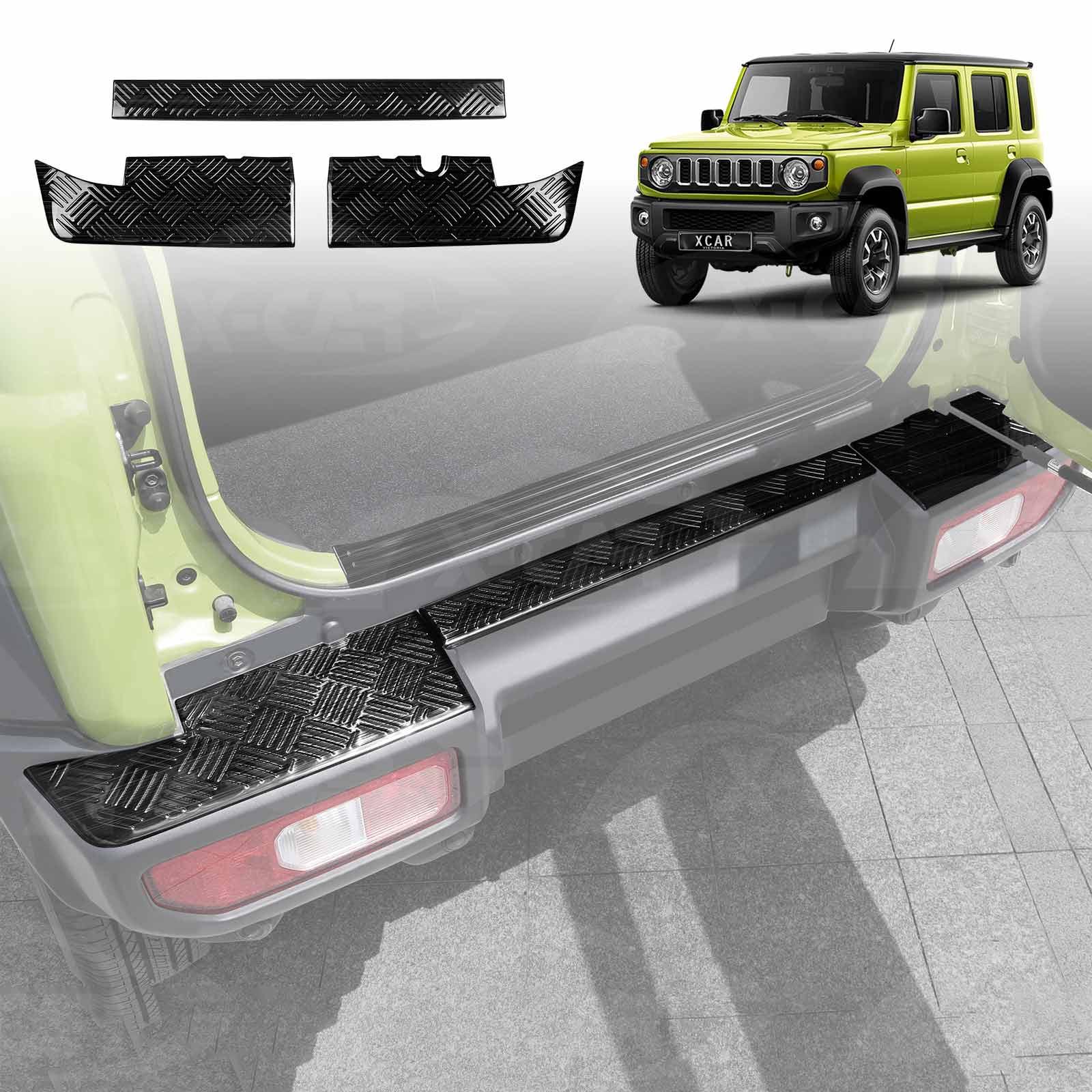 Bumper Guard & Boot Sill Protector Panel for Suzuki Jimny XL 5-Door 2023-Onwards Scuff Plate Accessories - Image 17