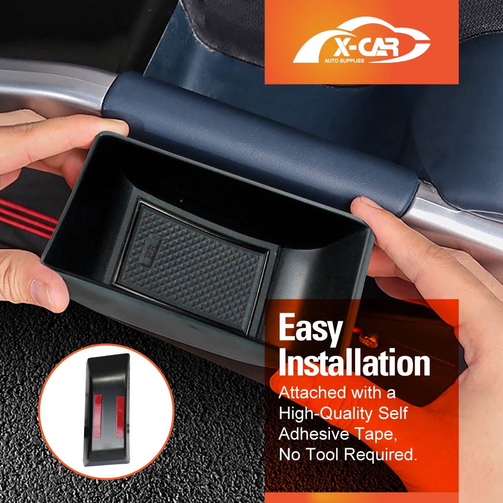 BYD Atto 3 2022-2025 Car Door Side Storage Box Tray Organizer Accessories Front and Rear Row Set of 4 - Image 4