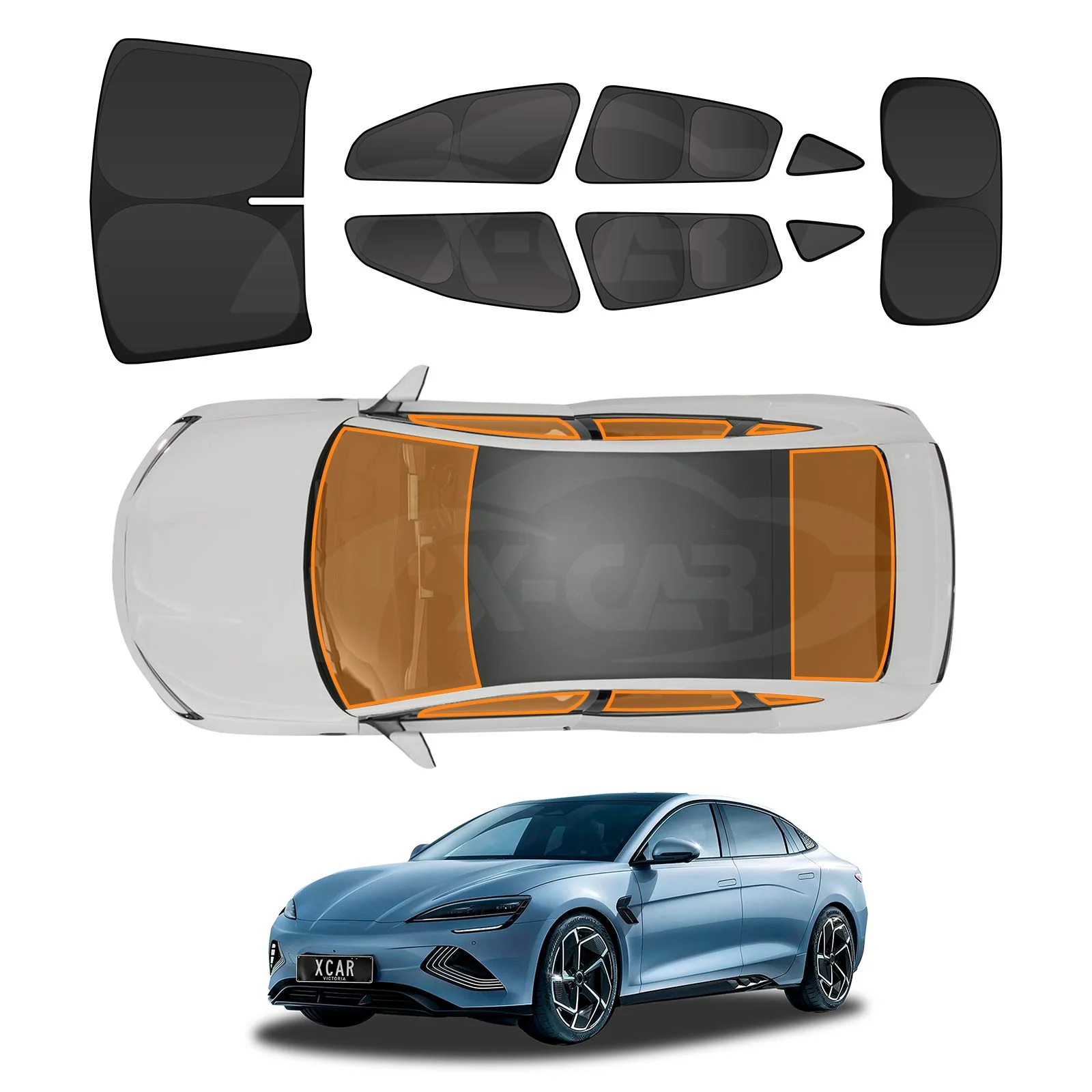 BYD Seal 2023-Onwards Window Sunshade Block Cover Parking/Camping Privacy Protection