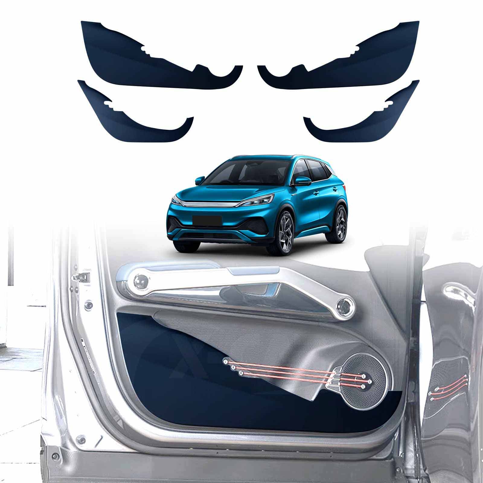 BYD Atto 3 Car Door Anti-Kick Pad Cover Protection Film Mat Accessories 2022-2025
