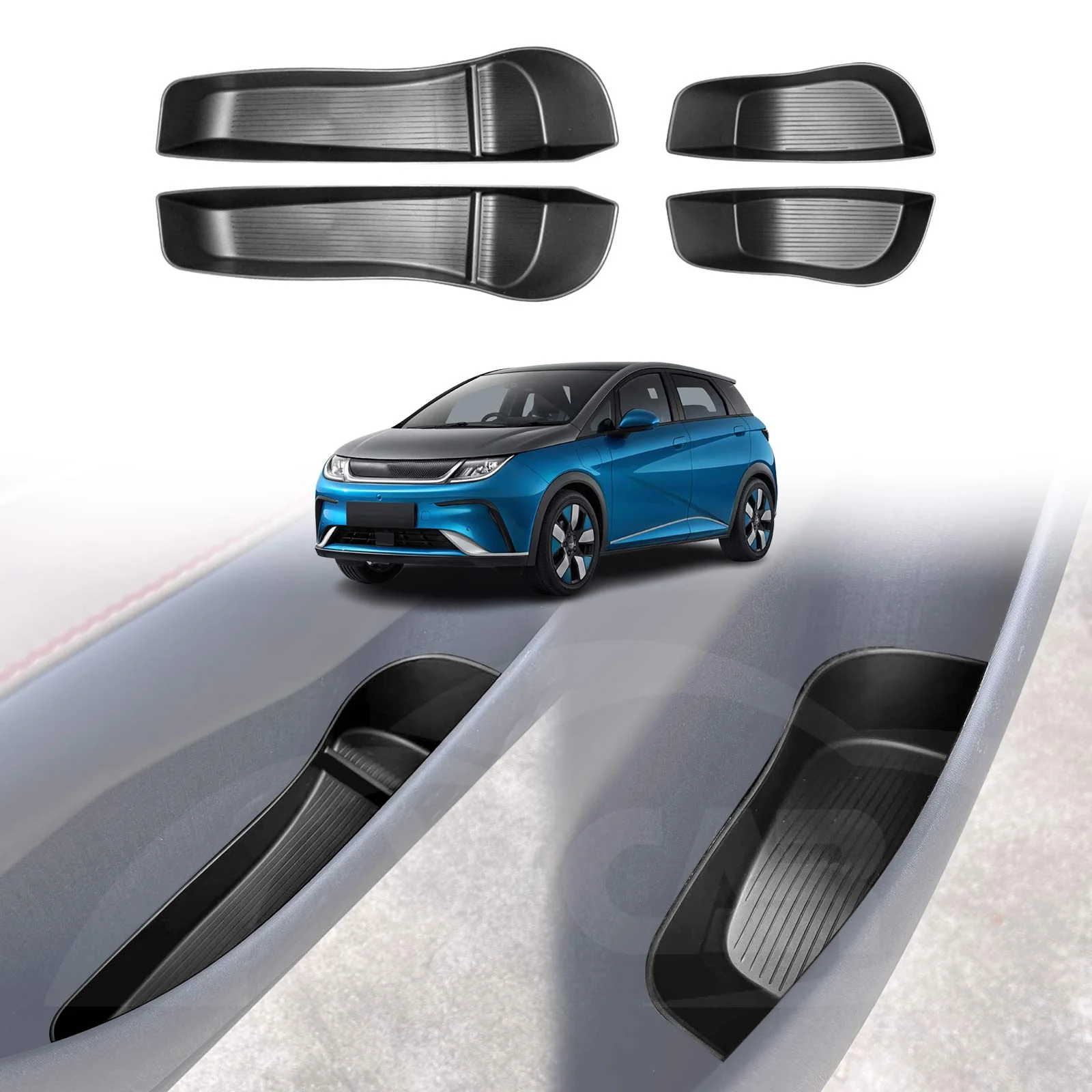 Car Door Side Storage Box Tray for BYD Dolphin 2023-2025 Organiser Accessories