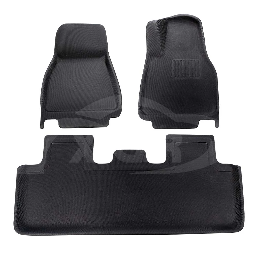 3D Floor Mats For Tesla Model Y 2021-2025 All-Weather Heavy Duty Car Liners - Image 13