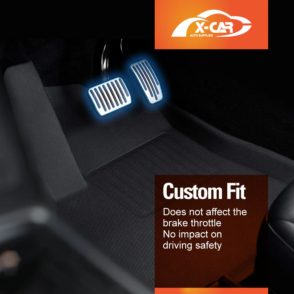 3D Floor Mats For Tesla Model Y 2021-2025 All-Weather Heavy Duty Car Liners - Image 14