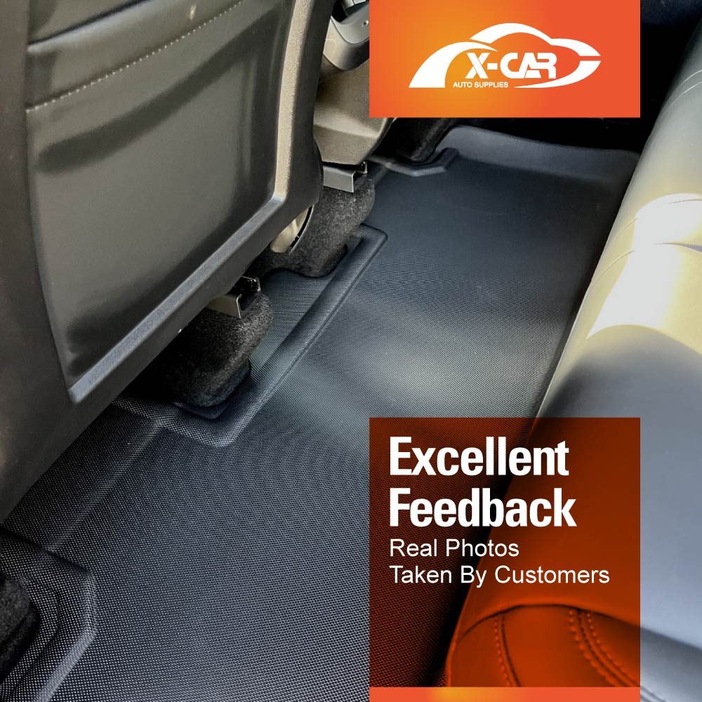 3D Floor Mats For Tesla Model Y 2021-2025 All-Weather Heavy Duty Car Liners - Image 16