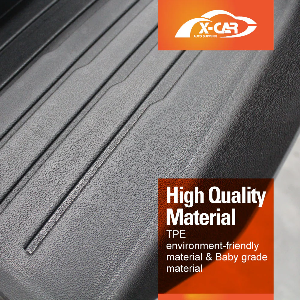 3D Floor Mats For Tesla Model Y 2021-2025 All-Weather Heavy Duty Car Liners - Image 9