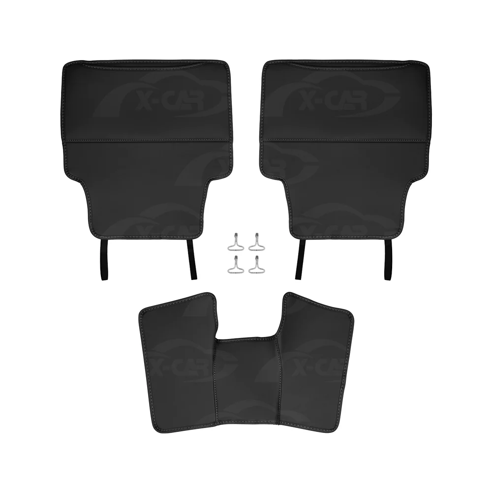 Car Front Seat Back Protectors for Toyota RAV4 6th Gen XA60 2026-Onwards Anti-Kick Mats PU Leather Cover Set of 2 - Image 8