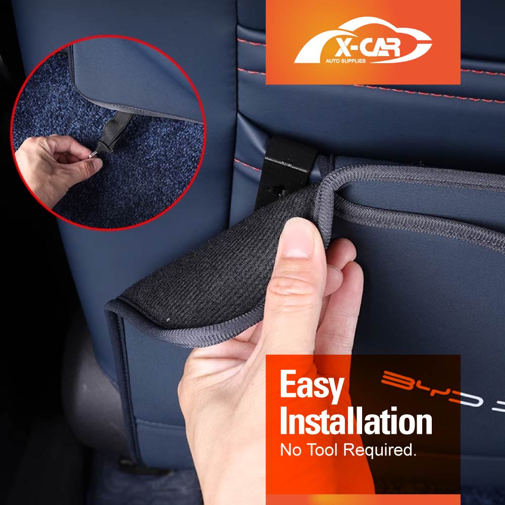 BYD Atto 3 Car Seat Back Kick Protectors Covers Accessories 2022-2025 - Image 3