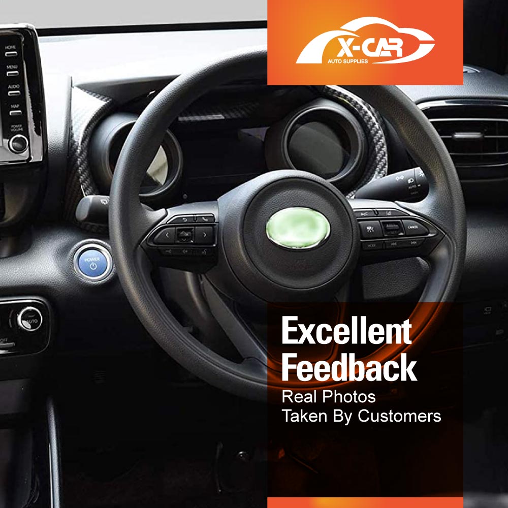 AC Vent Dashboard Frame Panel Trim for Toyota Yaris/Yaris Cross 2020-Onwards Carbon Fiber Style - Image 9