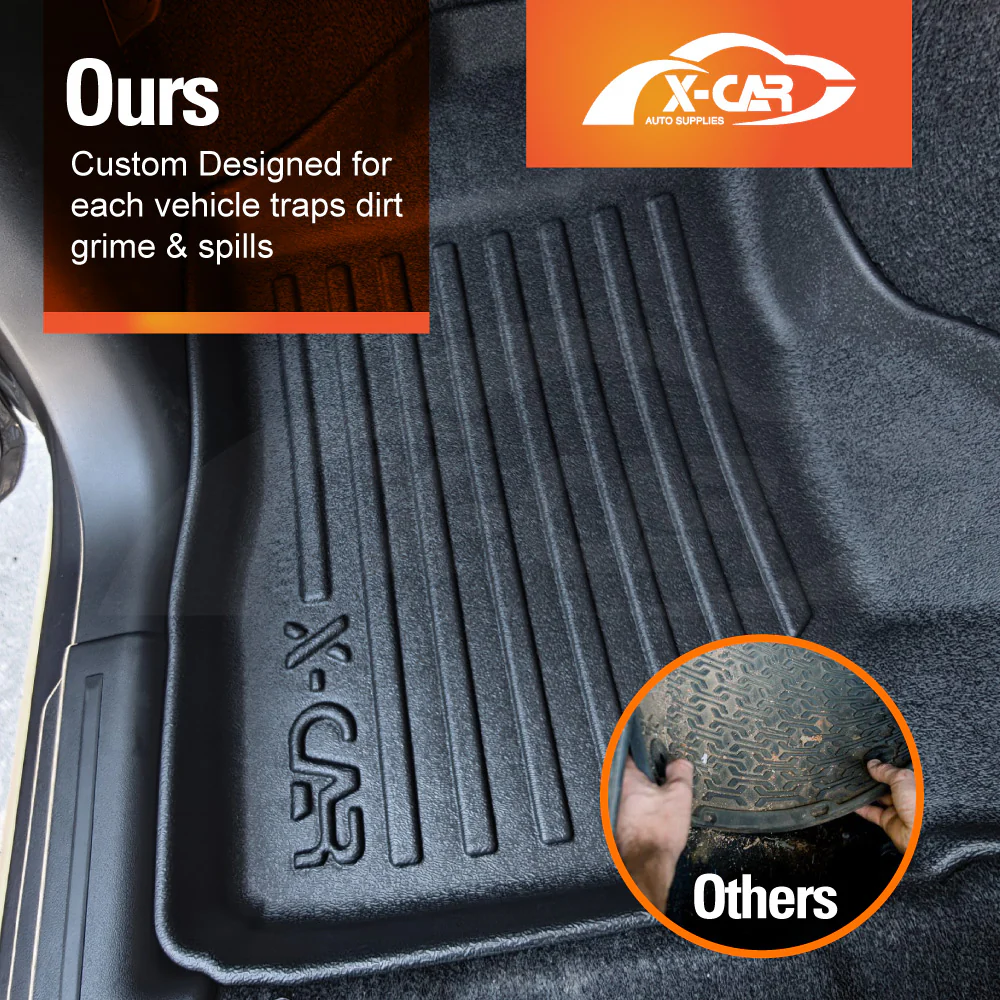 3D Floor Mats for Suzuki Jimny 3-Door Auto Transmission 2018-Onwards All-Weather Car Liners - Image 3