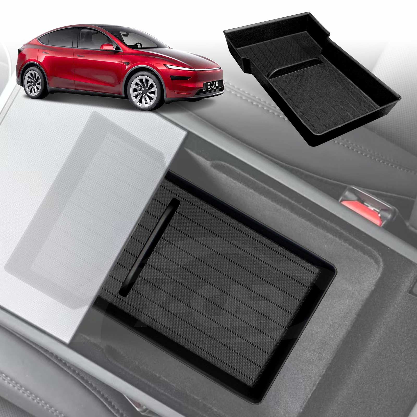Centre Console Armrest Organiser Tray for Tesla Model Y L 6-Seat 2026-Onwards Storage Box Car Interior Accessories - Image 13