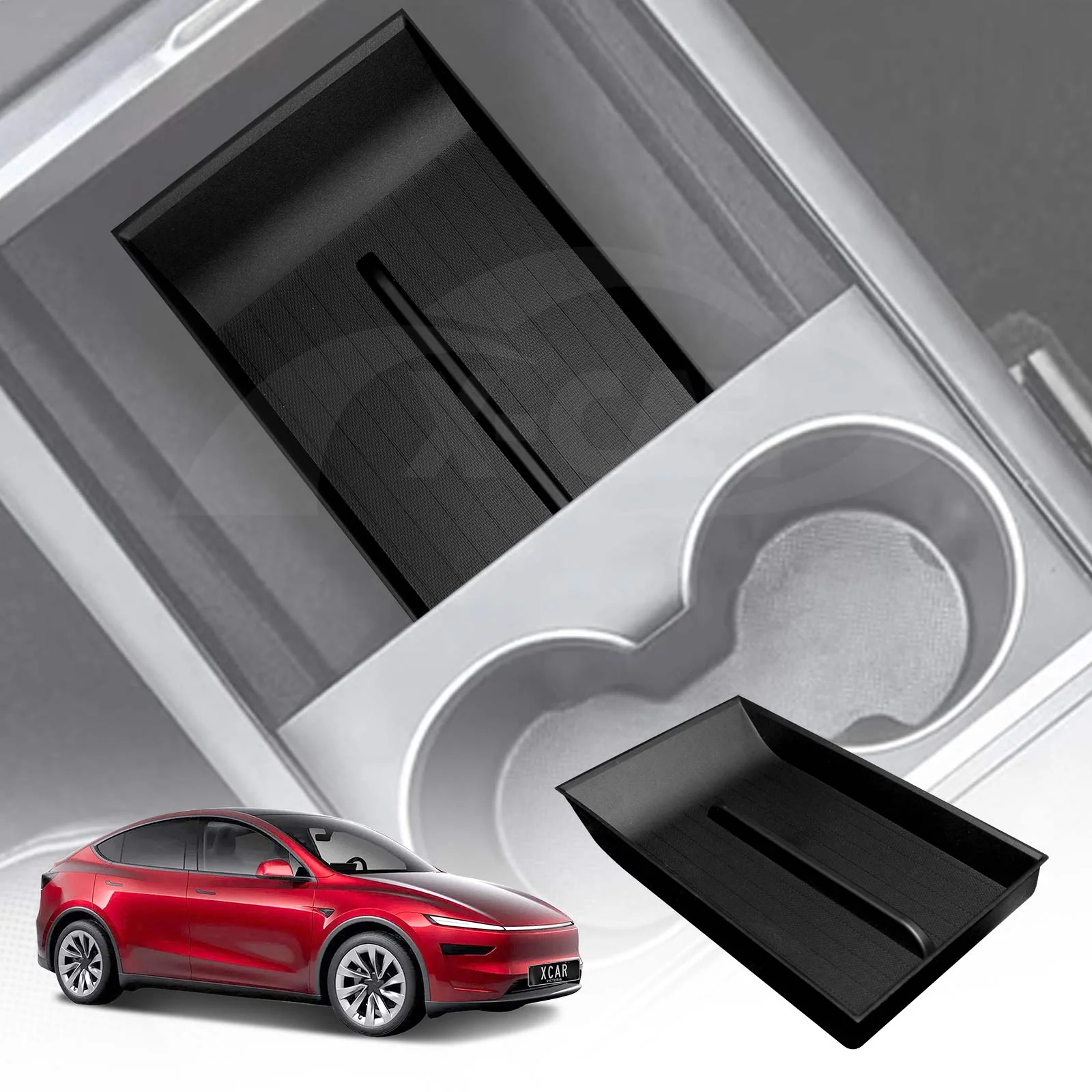 Centre Console Armrest Organiser Tray for Tesla Model Y L 6-Seat 2026-Onwards Storage Box Car Interior Accessories - Image 14
