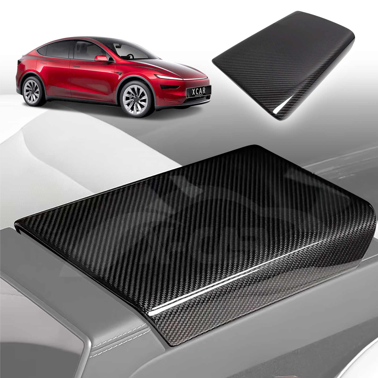 Centre Console Armrest Pad Cover for Tesla Model Y Juniper 2025-Onwards
