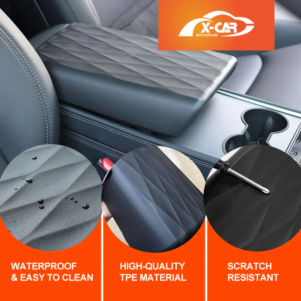 Centre Console Armrest Pad Cover for Tesla Model 3 2017-2023 and Model Y 2021-2025 - Image 12