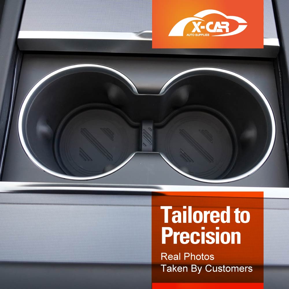 Soft Silicone Organiser Pad Set for Tesla Model 3 Highland 2023-Onwards Centre Console Armrest Storage Cup Holder Coaster - Image 17