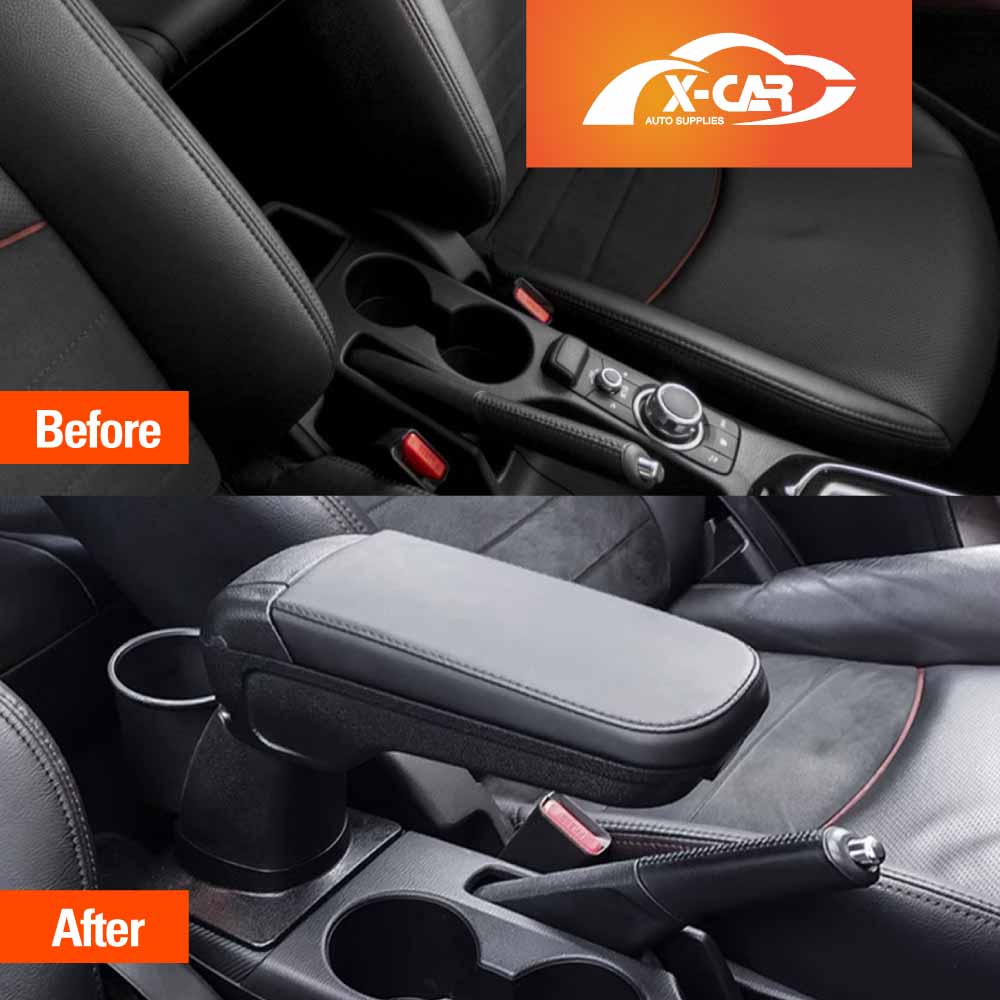 Centre Armrest Storage Box with Cup Holder for Mazda 2 Hatch & Sedan 2014-Onwards Arm Rest Interior Accessories - Image 5