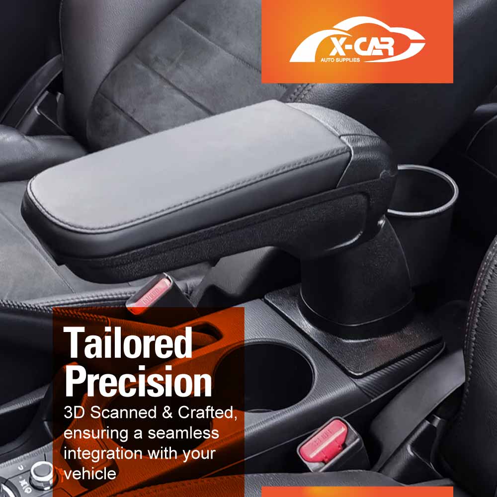 Centre Armrest Storage Box with Cup Holder for Mazda CX-3 CX3 2015-Onwards Arm Rest Interior Accessories - Image 3