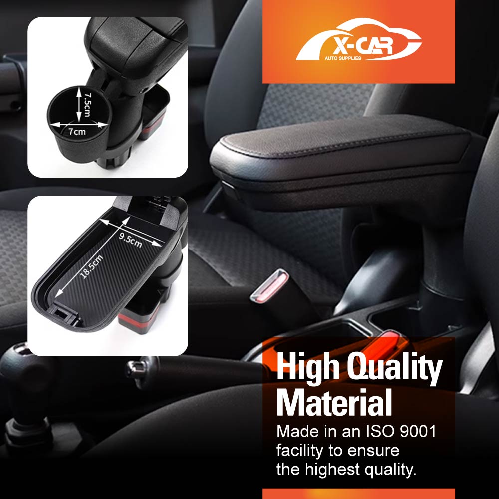 Centre Armrest Storage Box with Cup Holder for Suzuki Jimny 3-Door 2018-Onwards Arm Rest Interior Accessories - Image 8