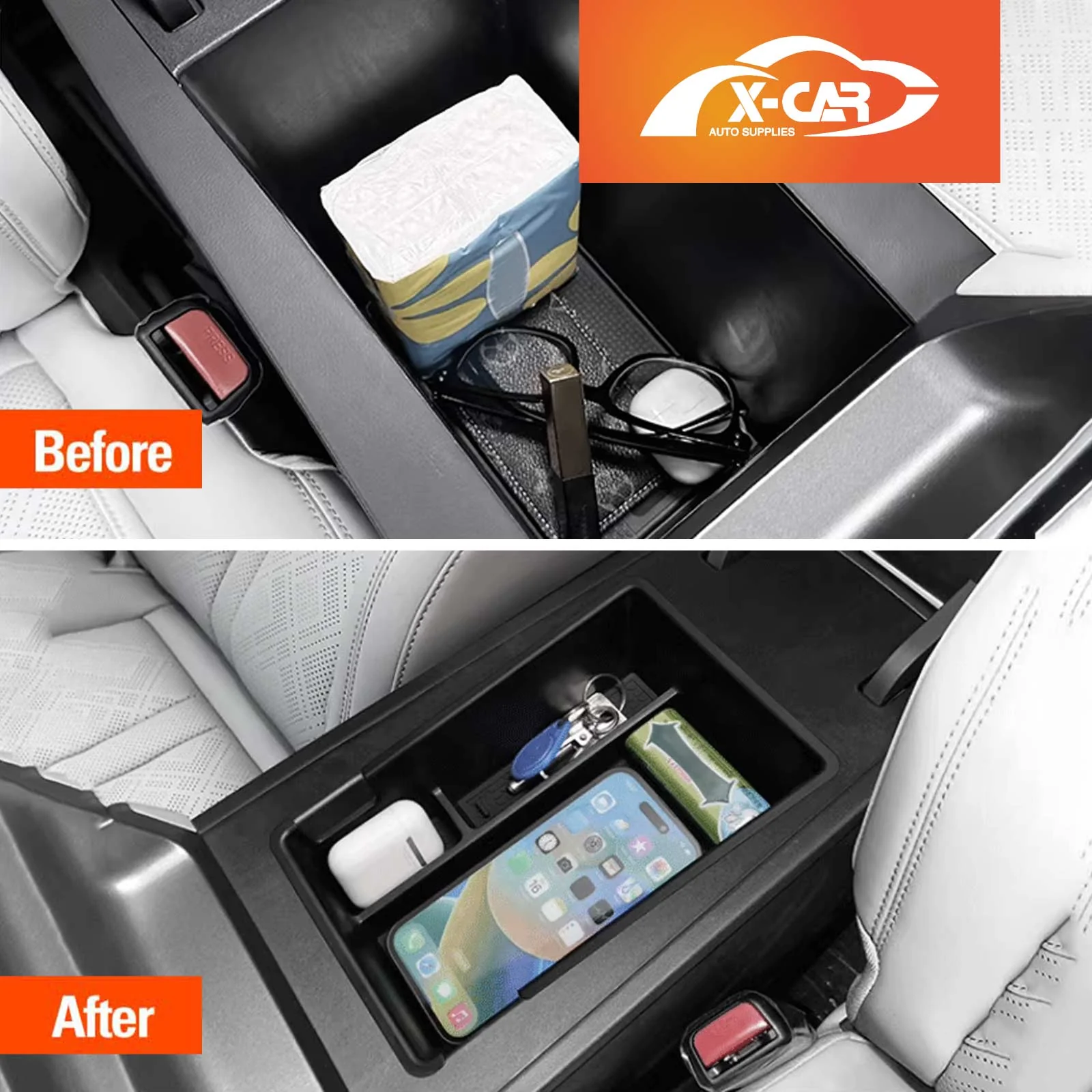 Centre Console Organiser for BYD Atto 2 Atto2 2025-Onwards Armrest Storage Box Cup Holder Car Interior Accessories - Image 9