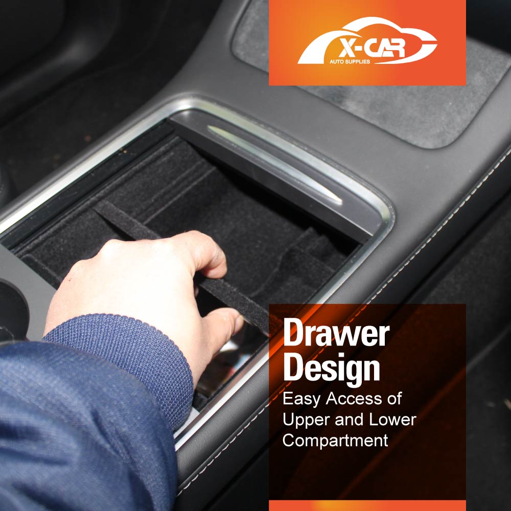 Centre Console Organizer Tray for Tesla Model 3 2017-2023 and Model Y 2021-2025 - Image 4
