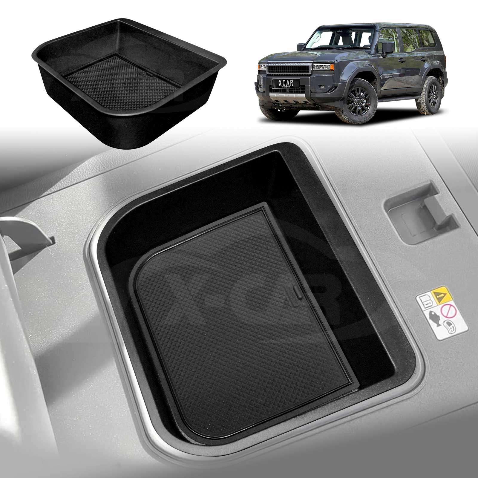 Centre Console Organiser Tray for Toyota Prado 250 Series with Cool Box 2024-Onwards - Image 3