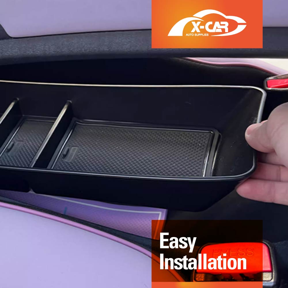 Console Organiser Tray Rubber Cup Holder Insert for BYD Dolphin 2023-2025 Storage Box - Image 16