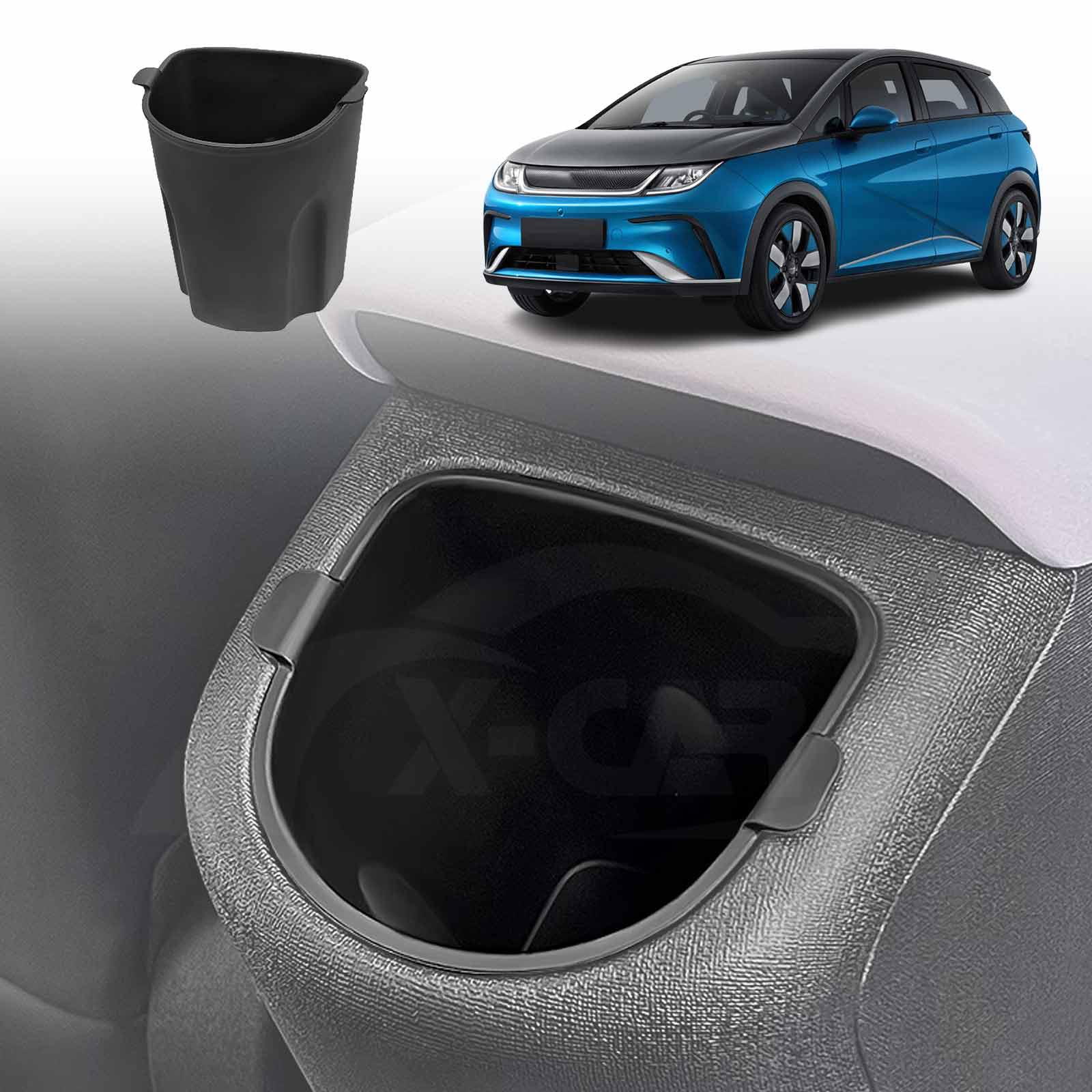 Console Organiser Tray Rubber Cup Holder Insert for BYD Dolphin 2023-2025 Storage Box - Image 23