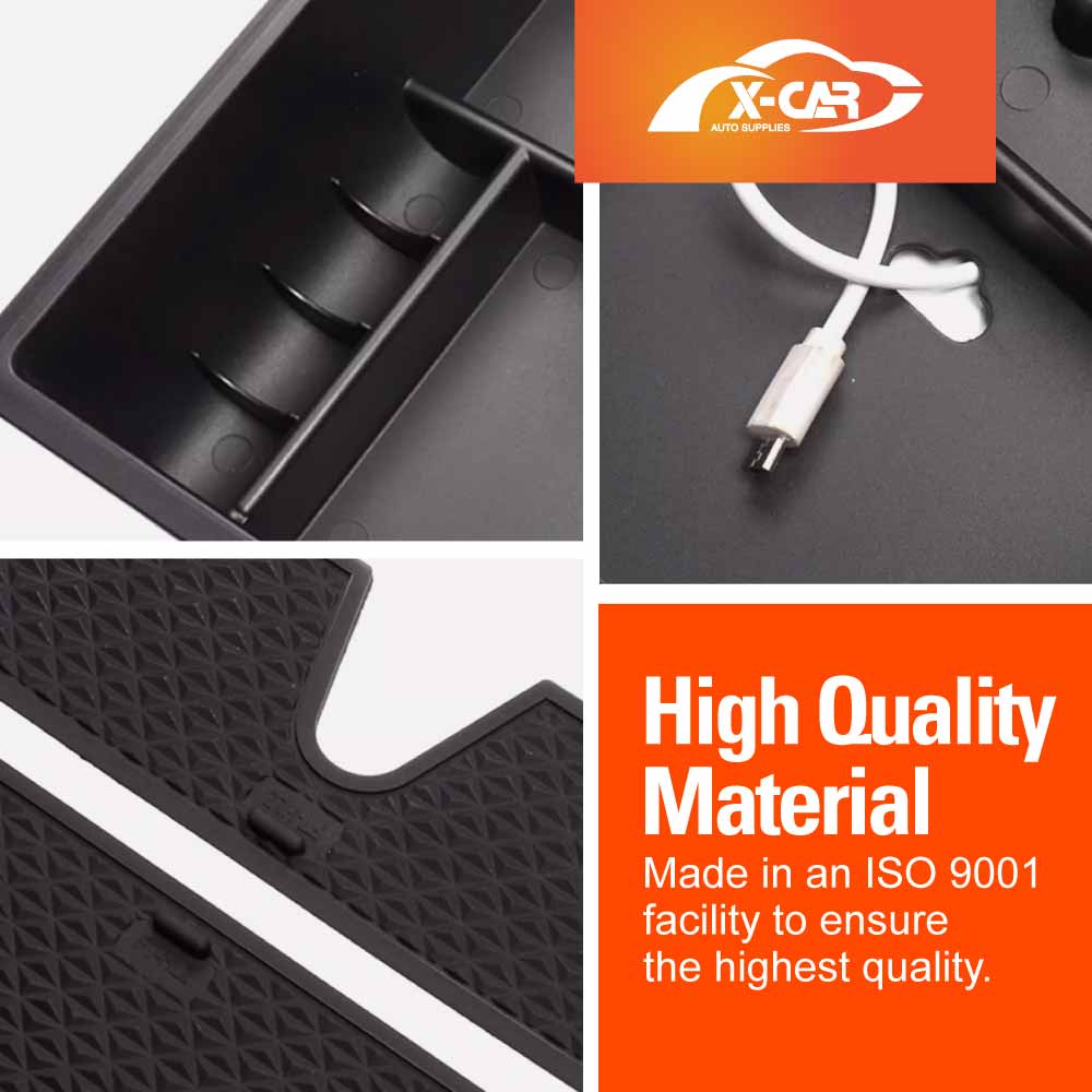 Organiser Tray for Ford Ranger Dual Cab 2011-2022 Armrest Centre Console Storage Box Cup Holder - Image 13