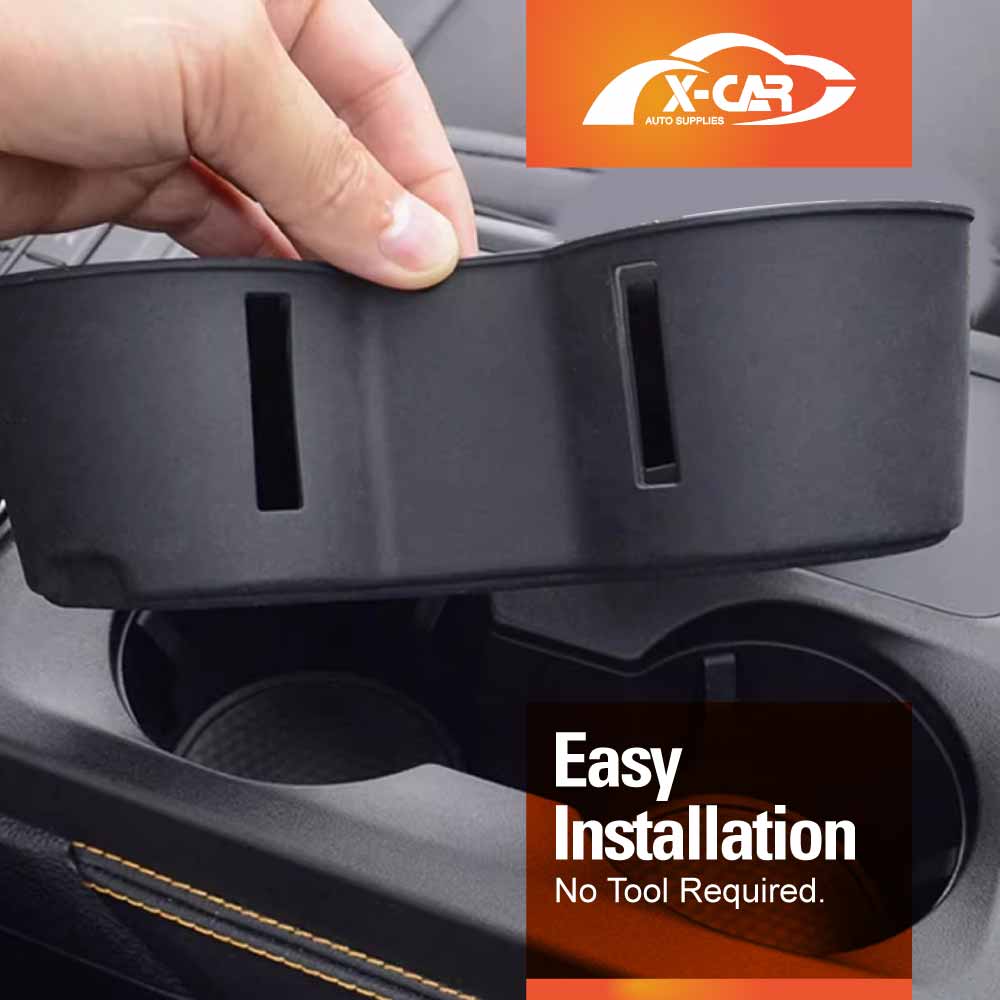 Organiser Tray for Ford Ranger Dual Cab 2011-2022 Armrest Centre Console Storage Box Cup Holder - Image 8