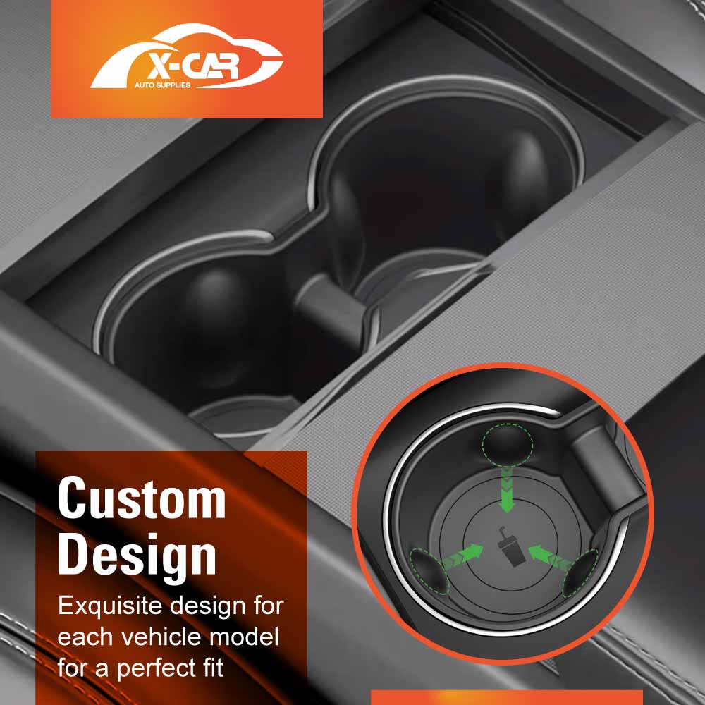 Cup Holder Insert for Tesla Model Y Juniper 2025-Onwards Centre Console Rubber Interior Accessories - Image 3