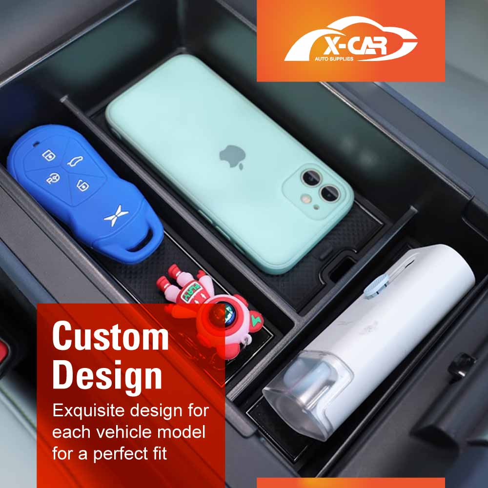 Centre Console Organiser Tray for Xpeng G6 2024-Onwards Armrest Storage Box Cup Holder - Image 19