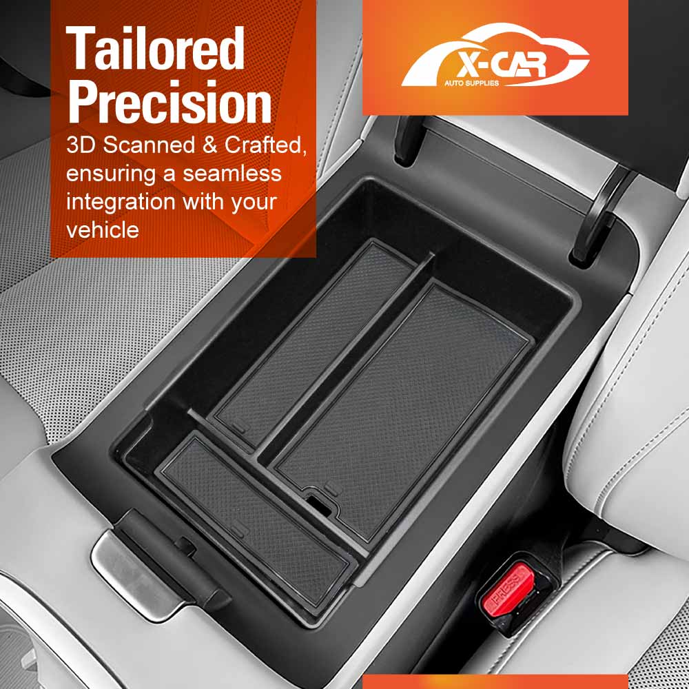 Centre Console Organiser Tray for Xpeng G6 2024-Onwards Armrest Storage Box Cup Holder - Image 20
