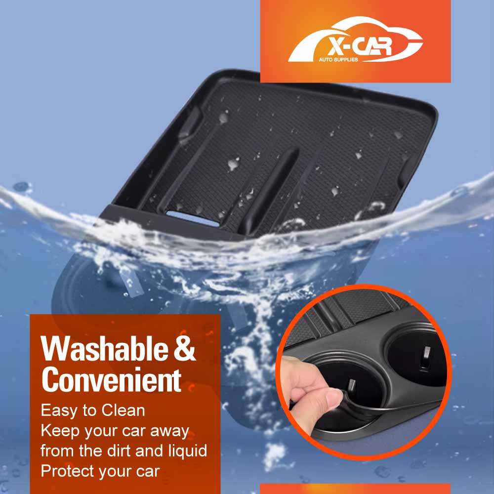 Centre Console Organiser Tray for Xpeng G6 2024-Onwards Armrest Storage Box Cup Holder - Image 27