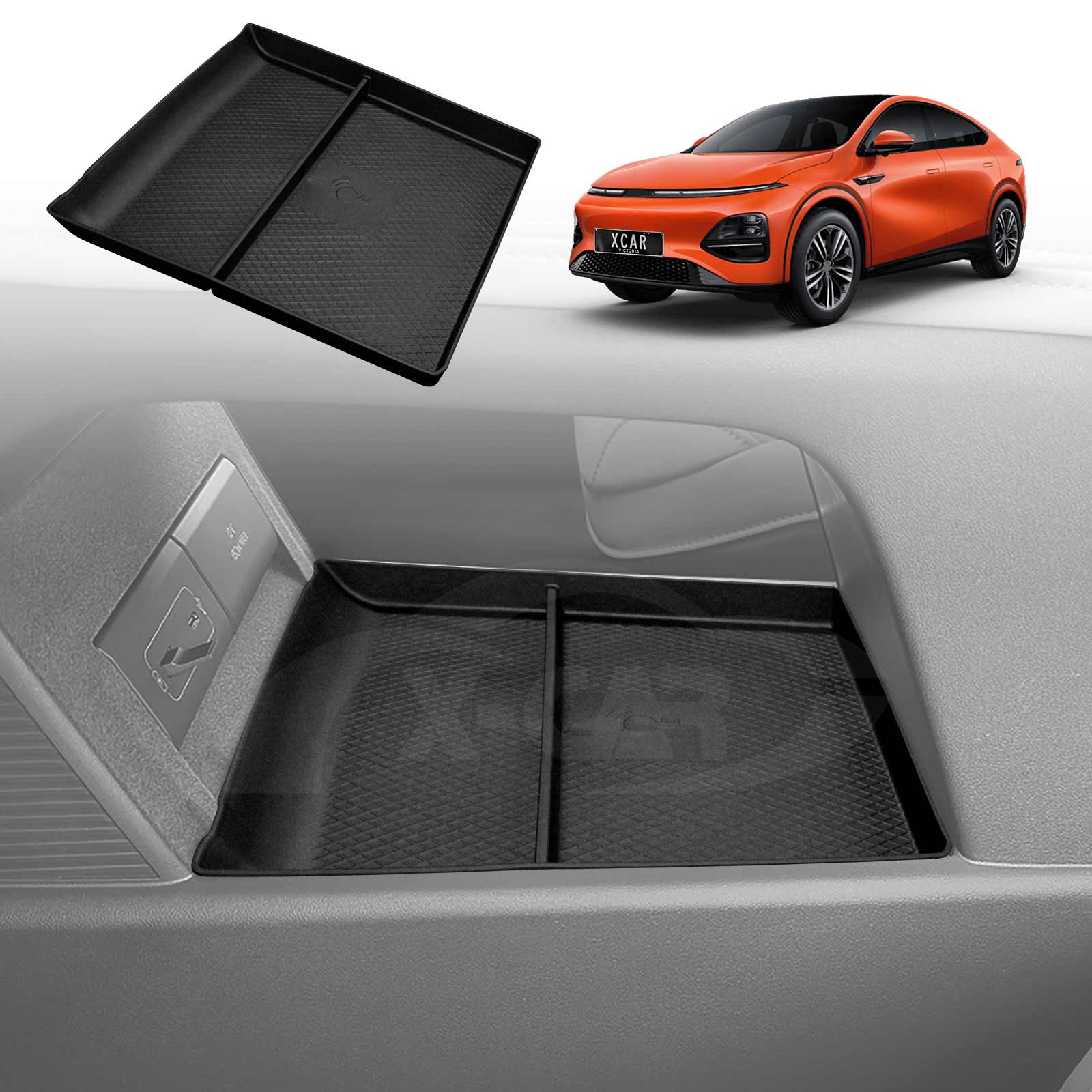 Centre Console Organiser Tray for Xpeng G6 2024-Onwards Armrest Storage Box Cup Holder - Image 29