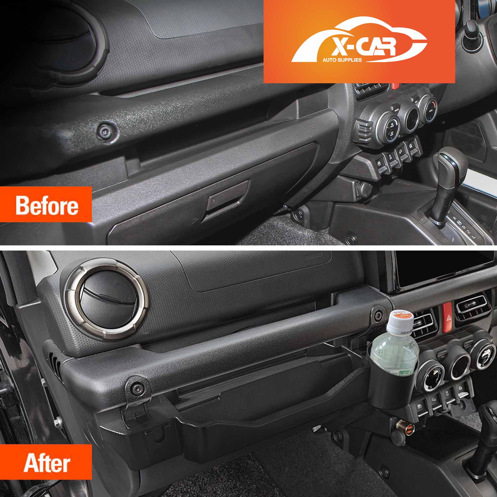 Dash Board Passenger Handle Storage Tray for Suzuki Jimny 2018-Onwards Mounted Cup Holder Organizer Accessories - Image 4