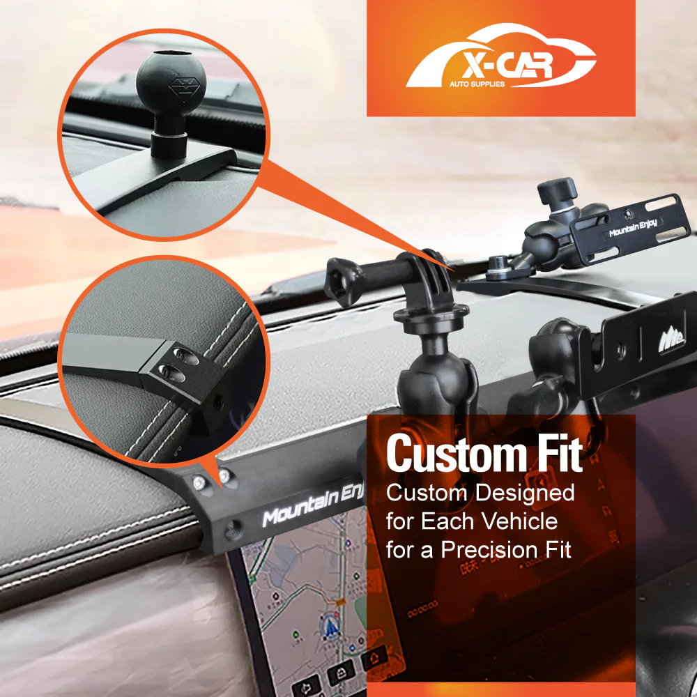 Aluminium Dash Integrated Bracket Multi-function Mount Holder for GWM Tank 300 2023-Onwards - Image 2