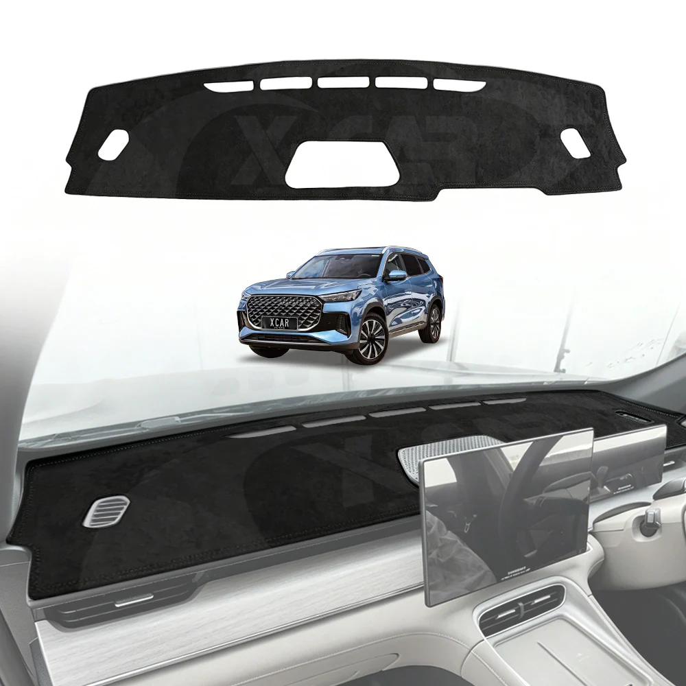 Dash Mat for Chery Tiggo 8 Super Hybrid 2025-Onwards without HUD Non-Slip Microfiber Pad Cover Interior Accessories