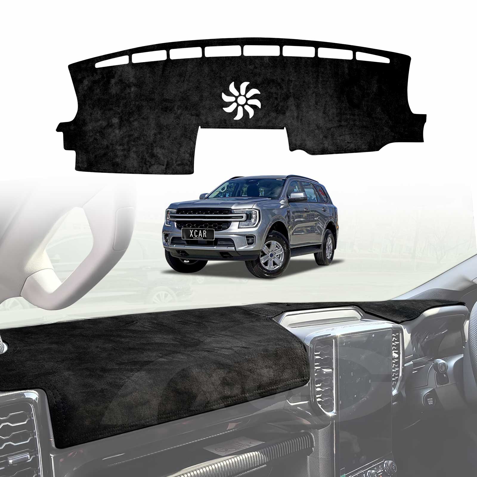 Dash Mat for Ford Everest 2022-Onwards Non-Slip Dashboard Pad Cover - Image 10