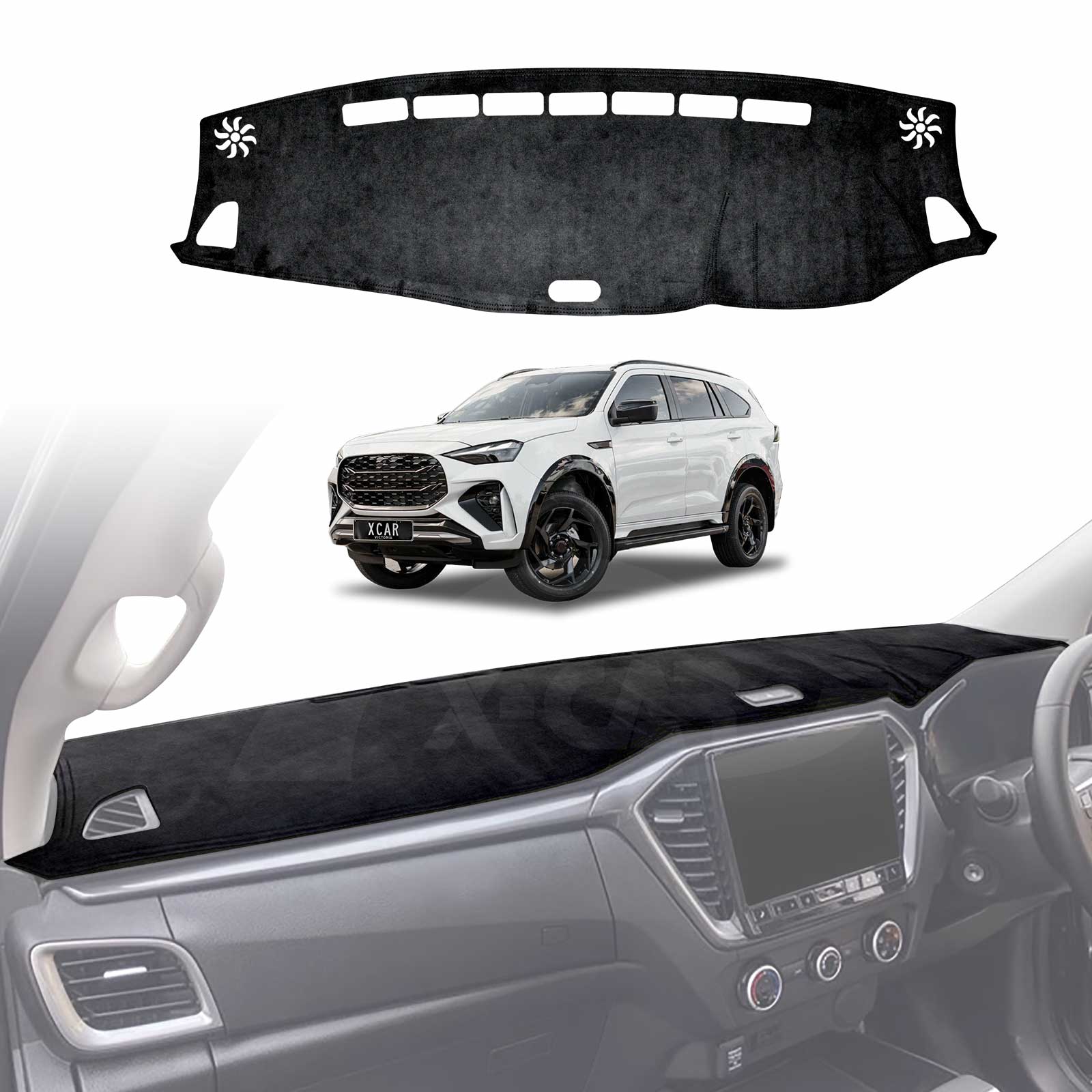 Dash Mat for Isuzu MU-X MUX 2022-Onwards Non-Slip Dashboard Pad Cover