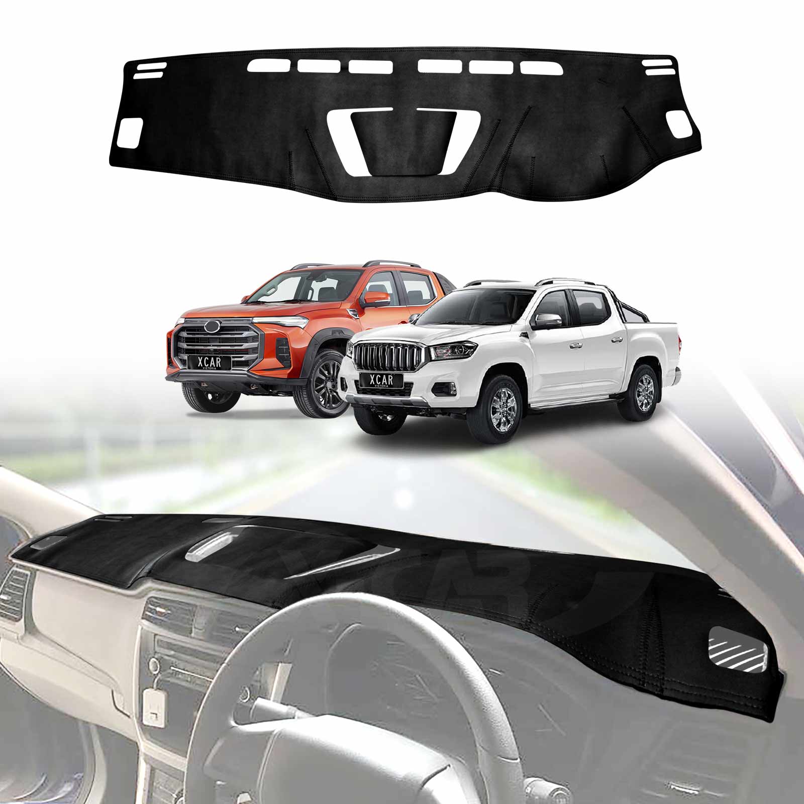 Dash Mat for LDV T60 Ute 2017-2025 Non-Slip Microfiber