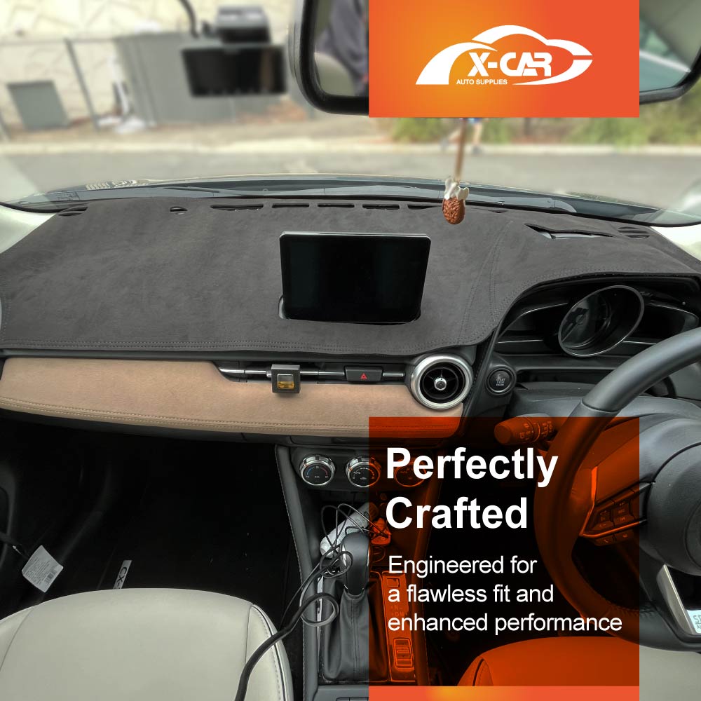 Dash Mat for Mazda CX-3 CX3 With HUD 2015-Onwards Non-Slip Microfiber Pad Cover - Image 4