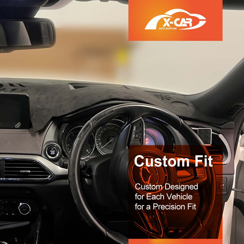 Dash Mat for Mazda CX-9 CX9 With HUD 2016-Onwards Non-Slip Microfiber Pad Cover Interior Accessories - Image 5