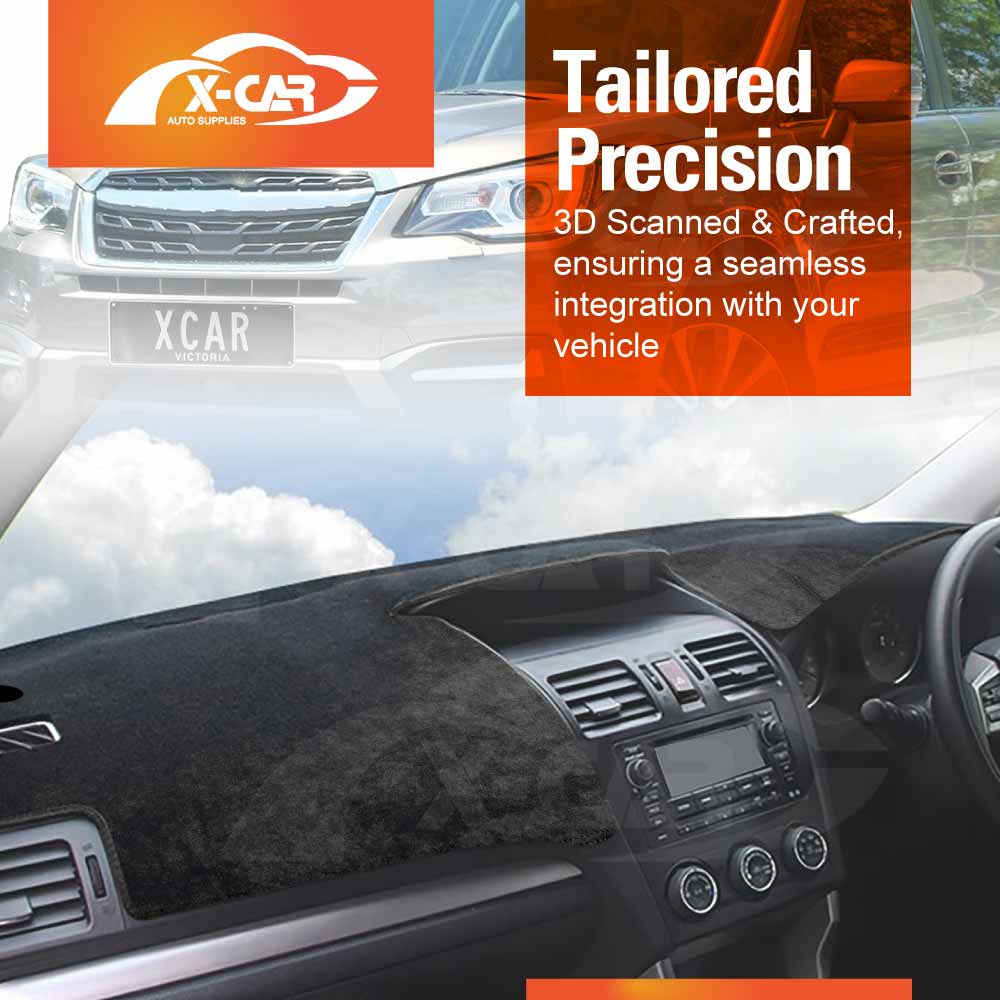 Dash Mat for Subaru Forester 2012-2018 Non-Slip Microfiber Pad Cover - Image 5