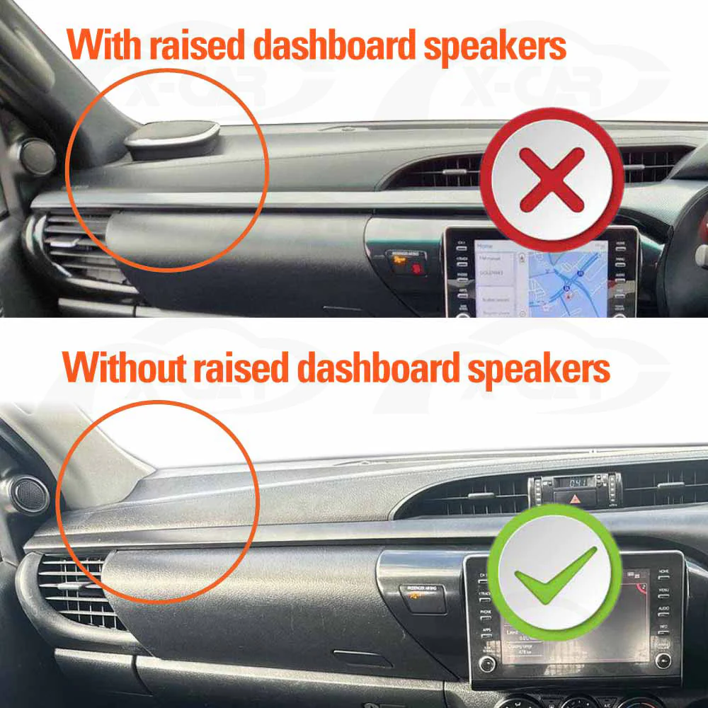 Dash Mat for Toyota Hilux 2015-2025 Non-Slip Dashboard Pad Cover - Image 2