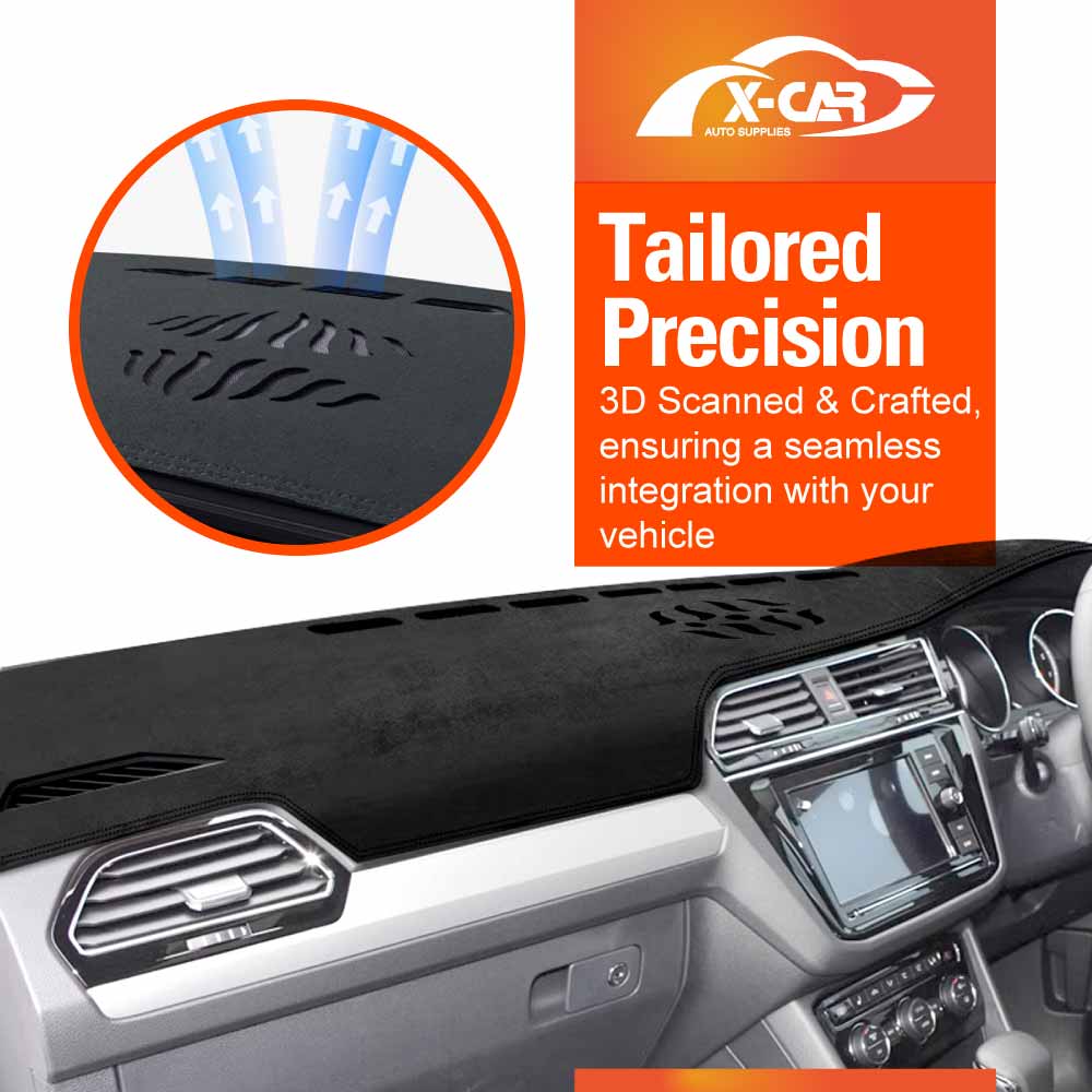Dash Mat for Volkswagen VW Tiguan With HUD 2016-2024 Non-Slip Microfiber Pad Cover - Image 3