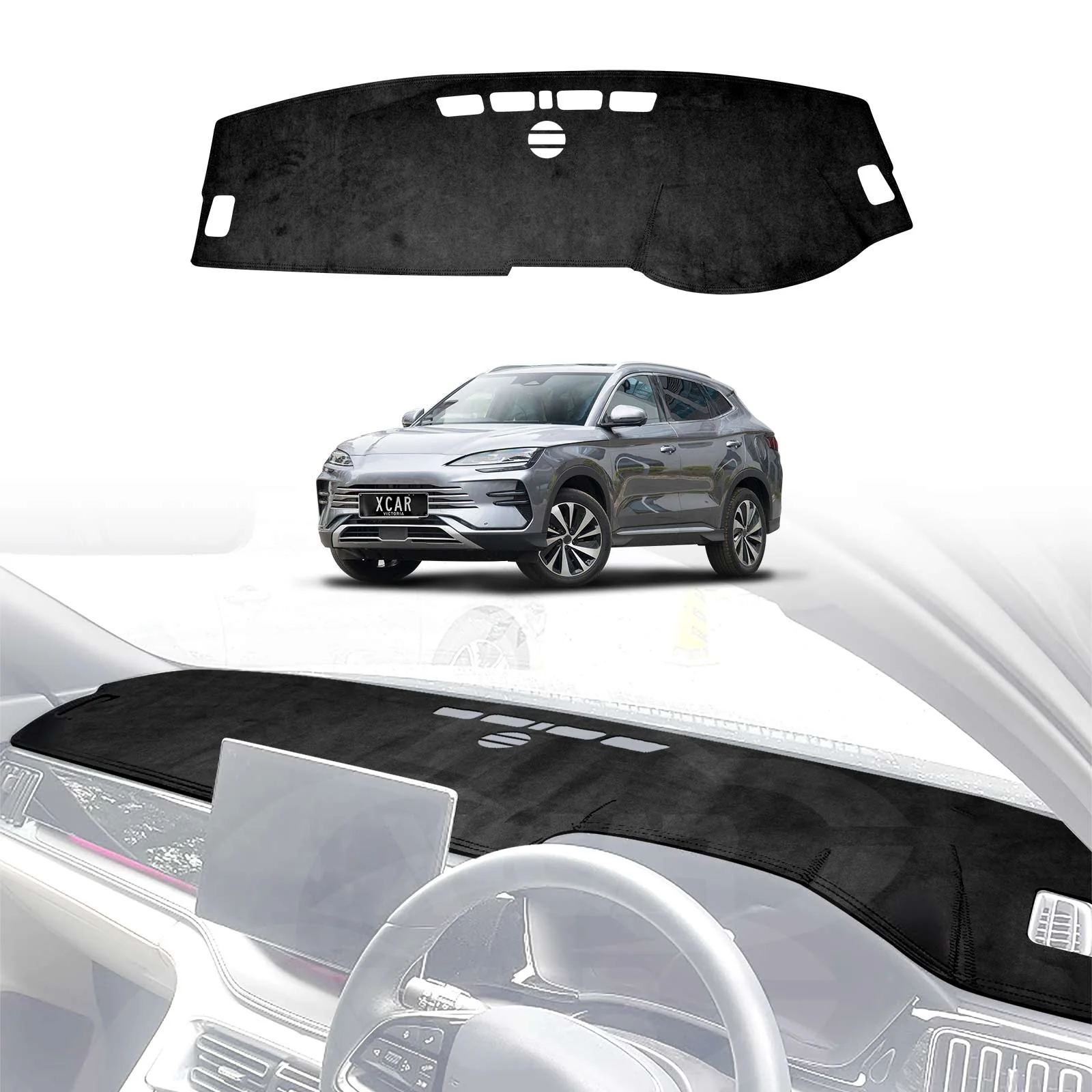 Dash Mat for BYD SEALION 6 SEALION6 Dynamic Without HUD 2024-Onwards Non-Slip Dashboard Pad Cover
