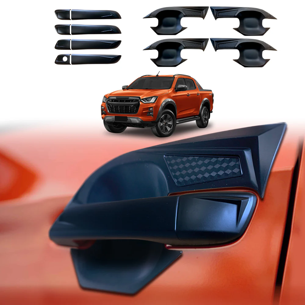 Door Handles Bowl Inserts Cover for ISUZU D-MAX DMAX Dual Cab 2020-Onwards
