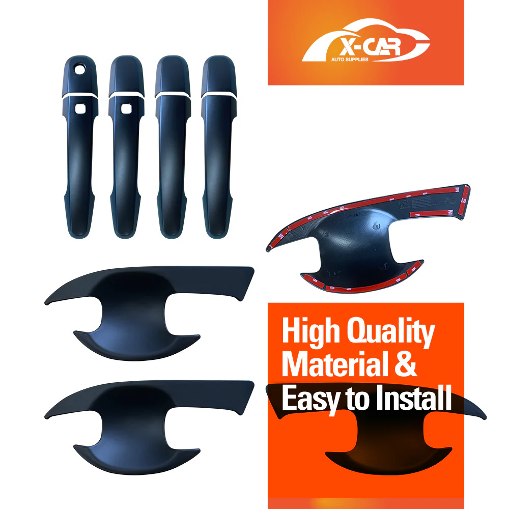 Door Handles Bowl Inserts Cover for Mitsubishi Triton 2015-2024 - Image 6