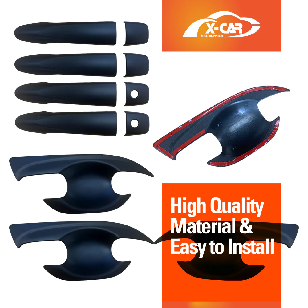 Door Handles Bowl Inserts Cover for Nissan Navara D23 NP300 2015-2025 - Image 4